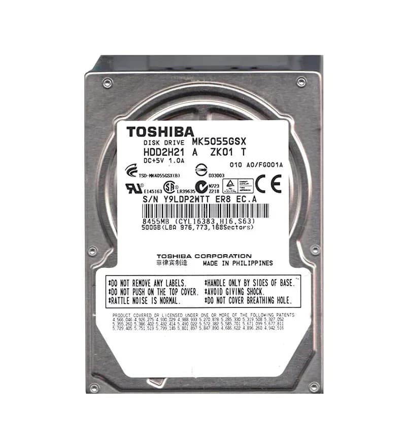 Toshiba HDD2H21 500GB 3Gb/s SATA