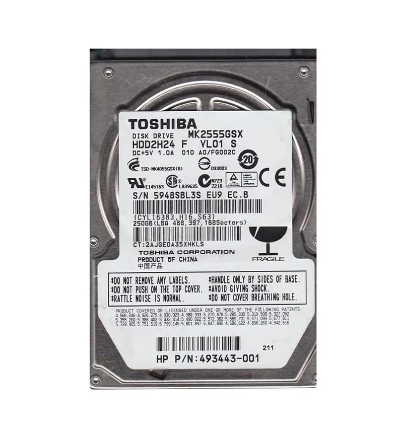 Toshiba HDD2H24 250GB 3Gb/s SATA