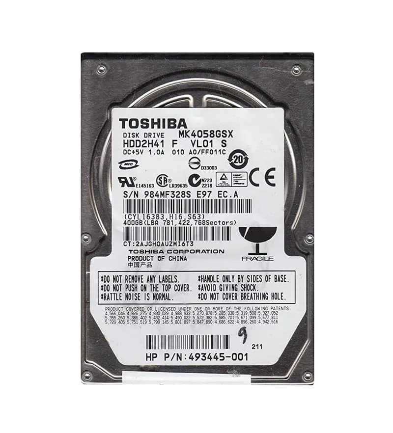 Toshiba HDD2H41 400GB 3Gb/s SATA