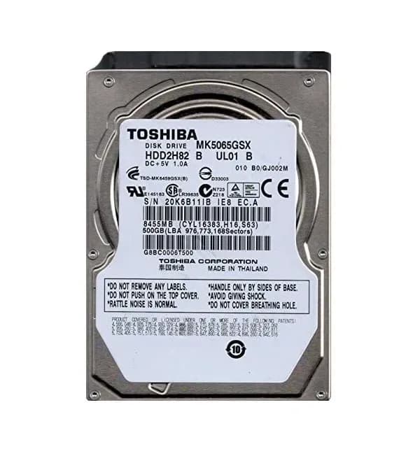 Toshiba HDD2H82 500GB 3Gb/s SATA