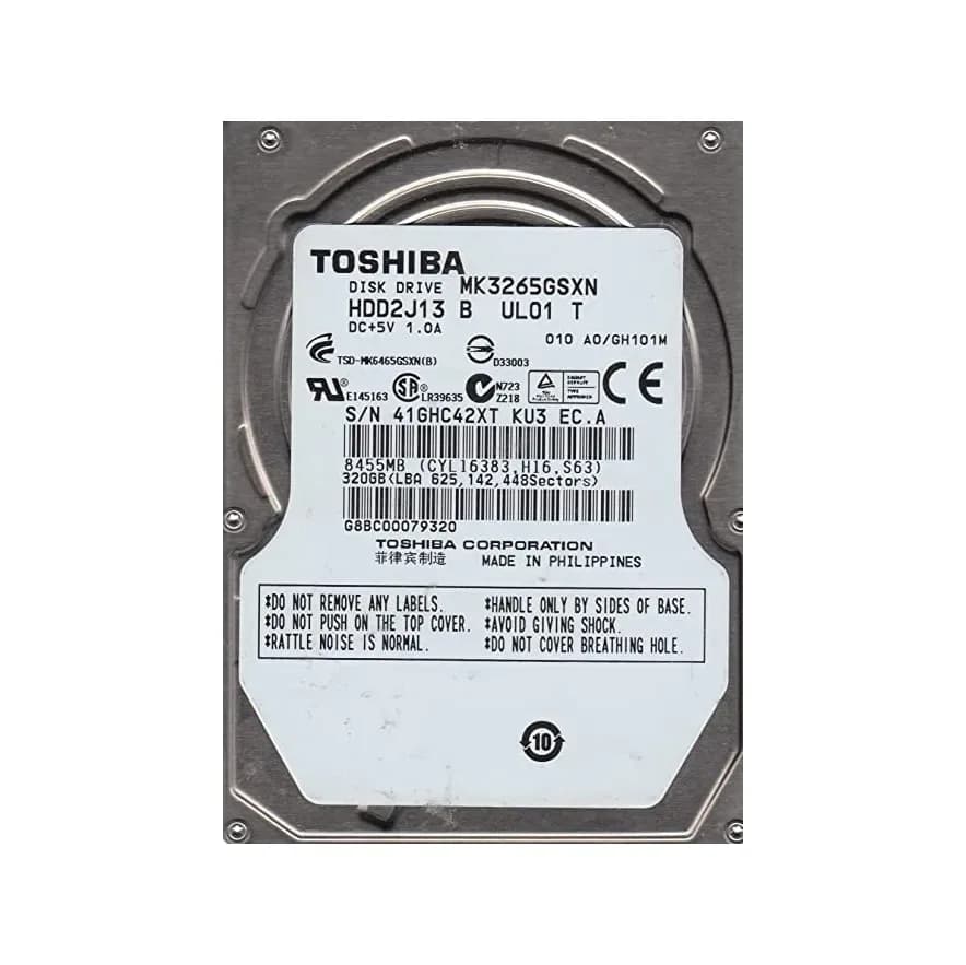 Toshiba HDD2J13 320GB 3Gb/s SATA