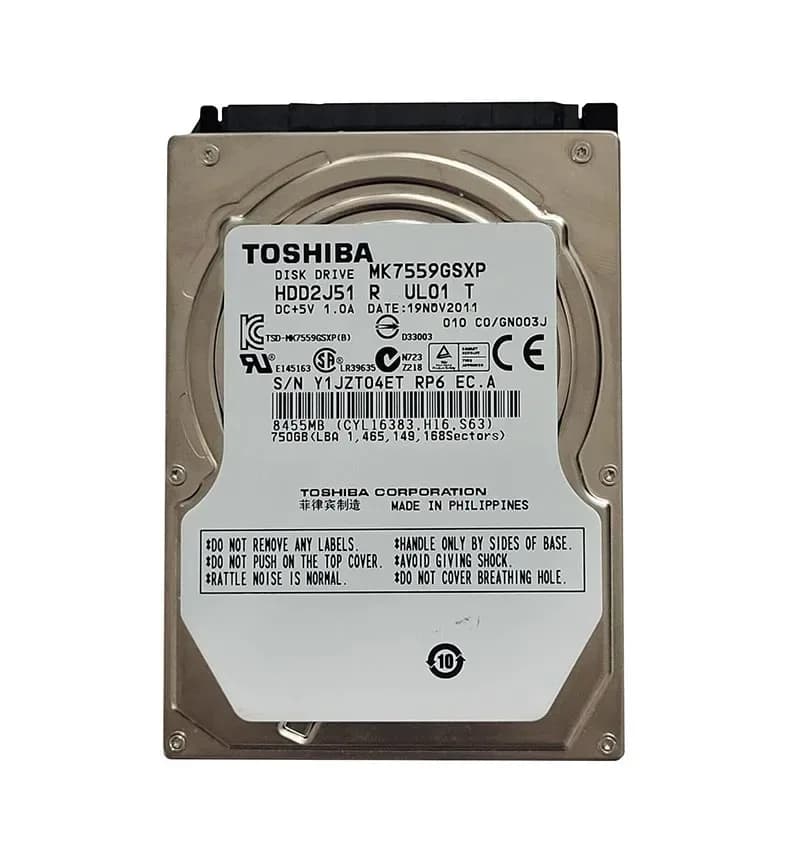 Toshiba HDD2J51 750GB 3Gb/s SATA