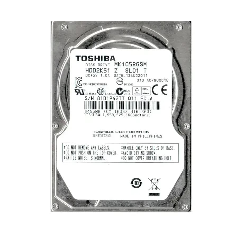 Toshiba HDD2K51 1TB 3Gb/s SATA