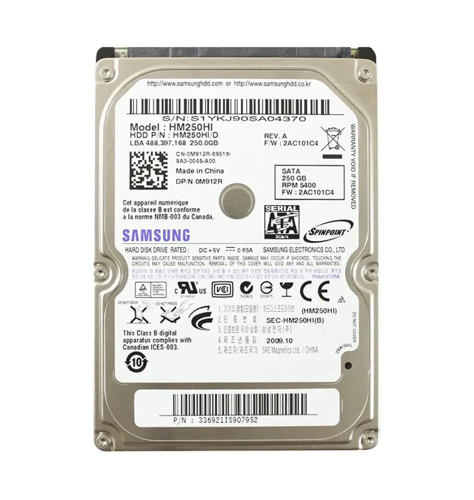Dell M912R 250GB 3Gb/s SATA