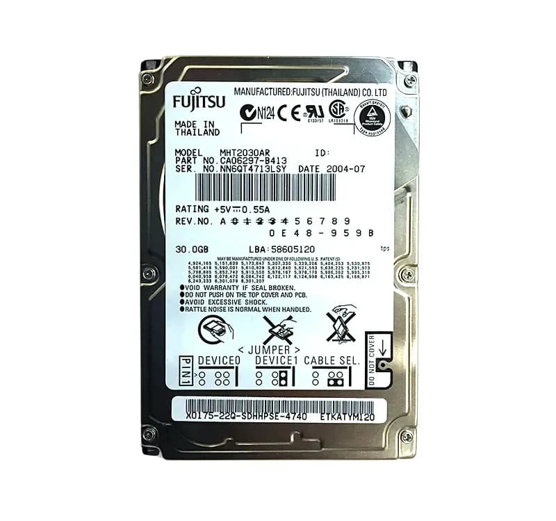 Fujitsu MHT2030AR 30GB IDE Ultra ATA/100 (ATA-6)