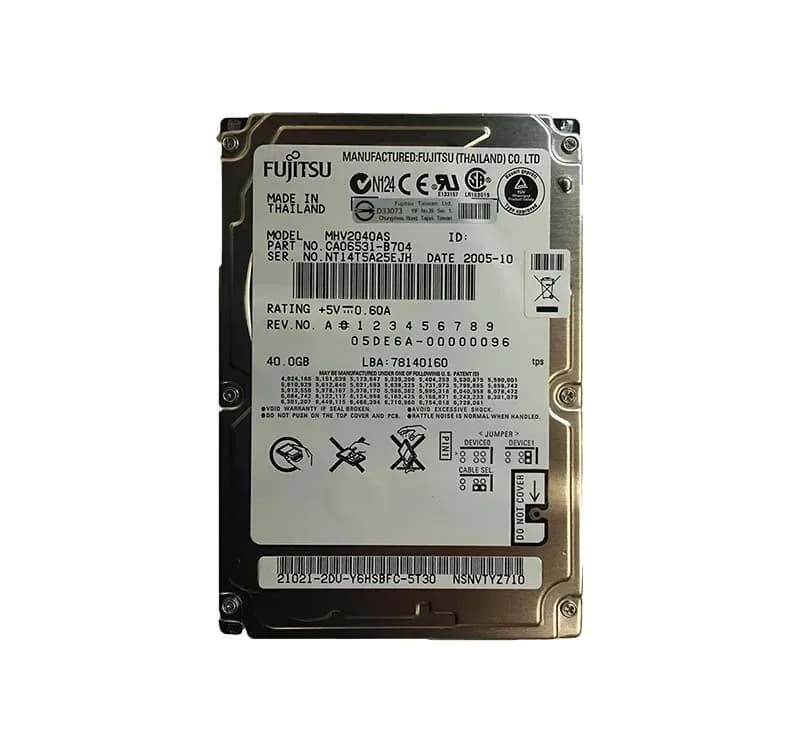 Fujitsu MHV2040AS 40GB IDE Ultra ATA/100 (ATA-6)
