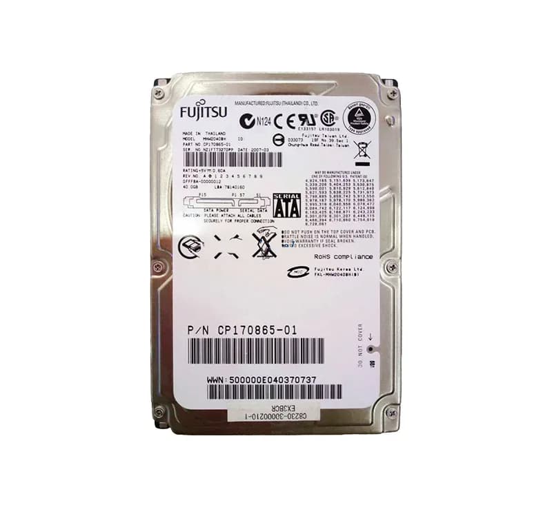 Fujitsu MHW2040BH 40GB 1.5Gb/s SATA