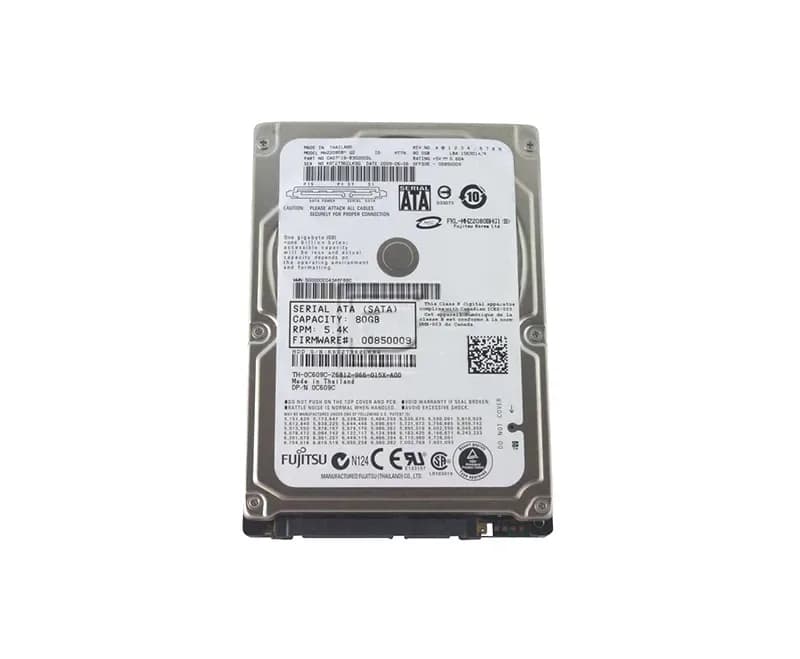 Fujitsu MHZ2080BH 80GB 3Gb/s SATA