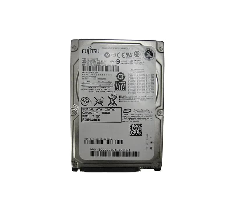 Fujitsu MHZ2080BJ 80GB 3Gb/s SATA