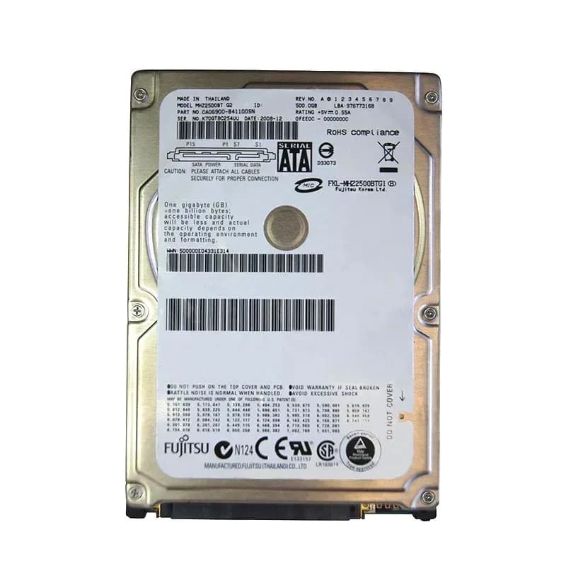Fujitsu MHZ2500BT 500GB 3Gb/s SATA