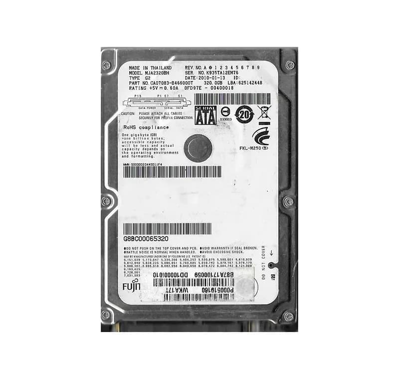 Fujitsu MJA2320BH 320GB 3Gb/s SATA