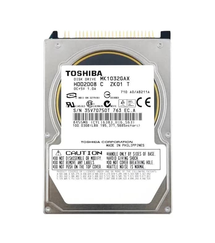 Toshiba MK1032GAX 100GB