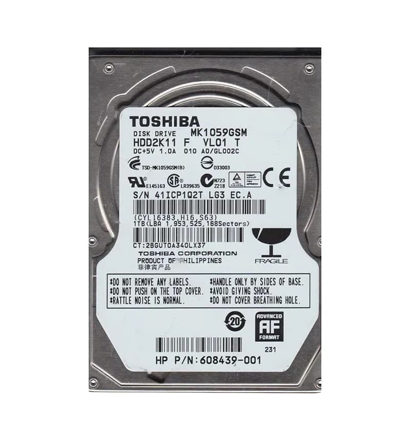 Toshiba MK1059GSM 1TB 3Gb/s SATA