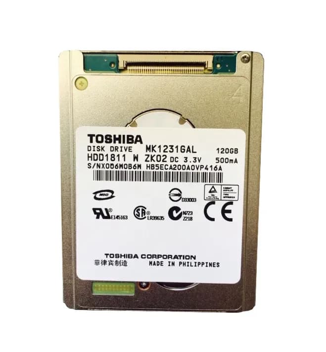 Toshiba MK1231GAL 120GB IDE Ultra ATA/100 (ATA-6)