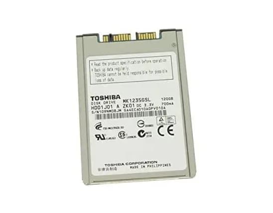Toshiba MK1235GSL 120GB 3Gb/s SATA