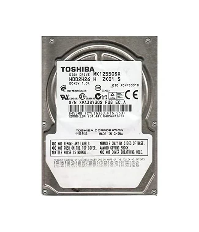 Toshiba MK1255GSX 120GB 3Gb/s SATA