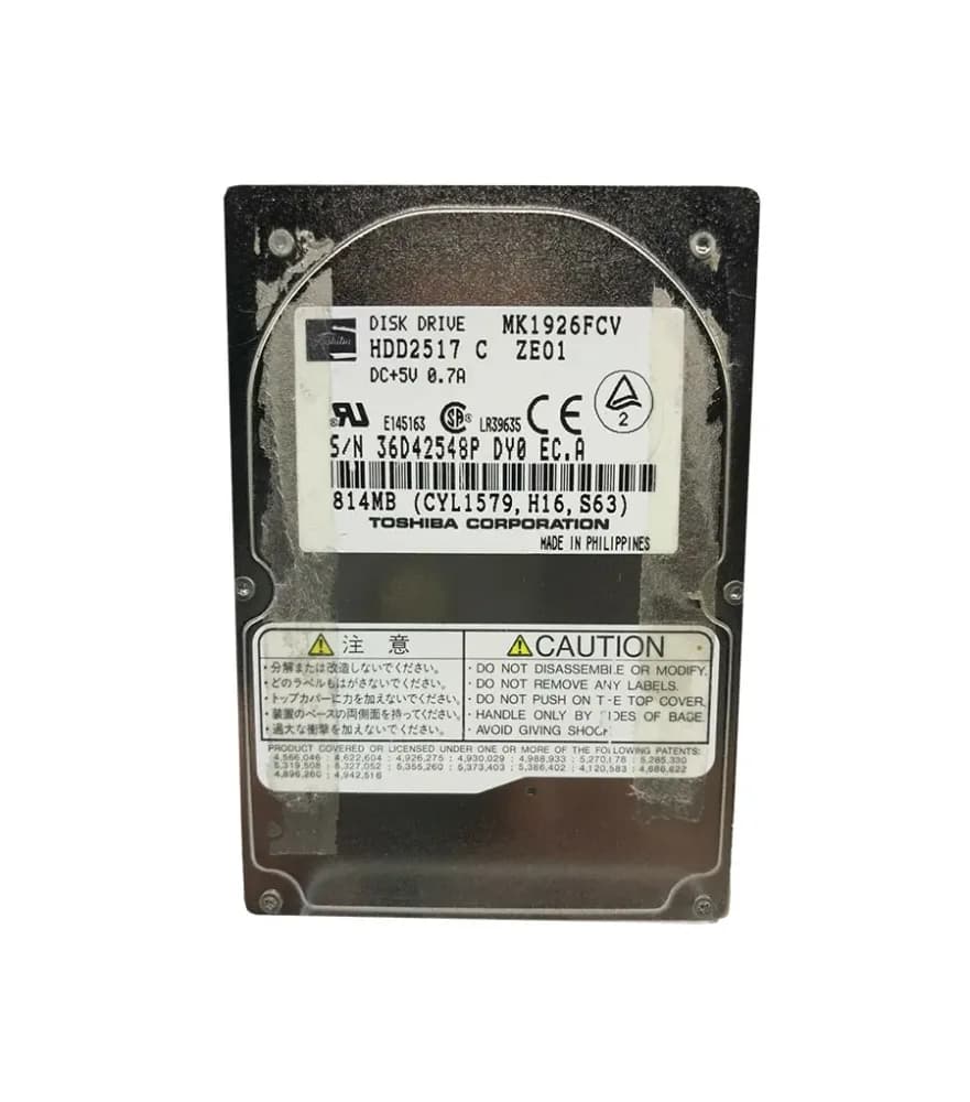 Toshiba MK1926FCV 815MB