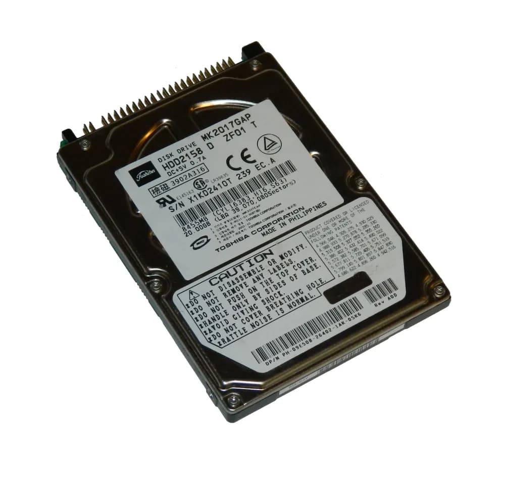 Toshiba MK2017GAP 20GB