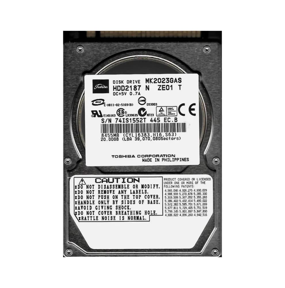 Toshiba MK2023GAS 20GB IDE Ultra ATA/100 (ATA-6)