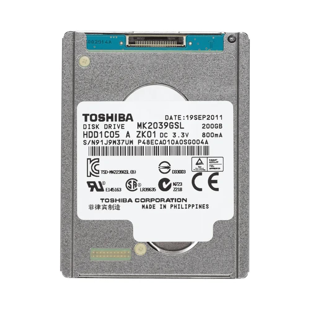 Toshiba MK2039GSL 200GB 1.5Gb/s SATA