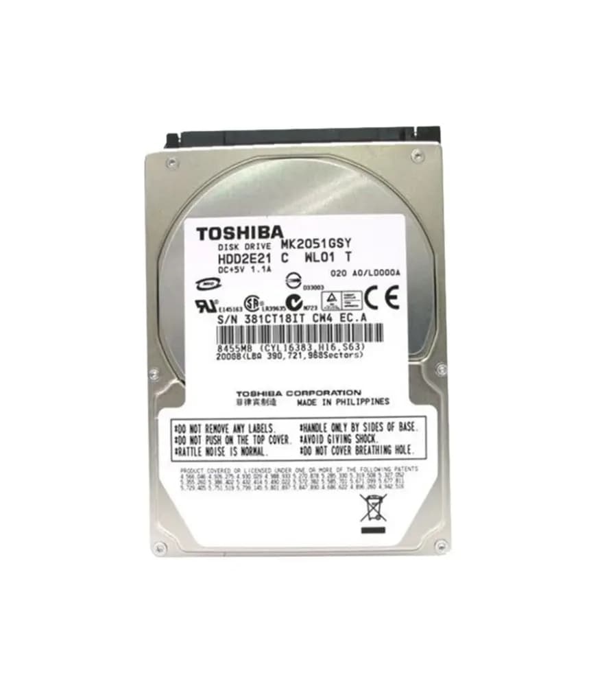 Toshiba MK2051GSY 200GB 3Gb/s SATA