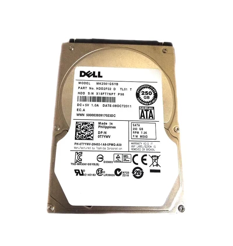 Toshiba MK2561GSYB 250GB 3Gb/s SATA