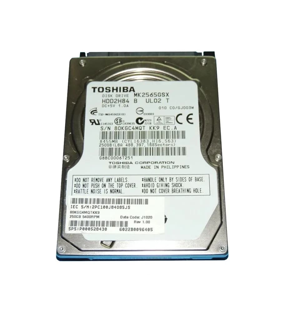 Toshiba MK256GSX 250GB 3Gb/s SATA
