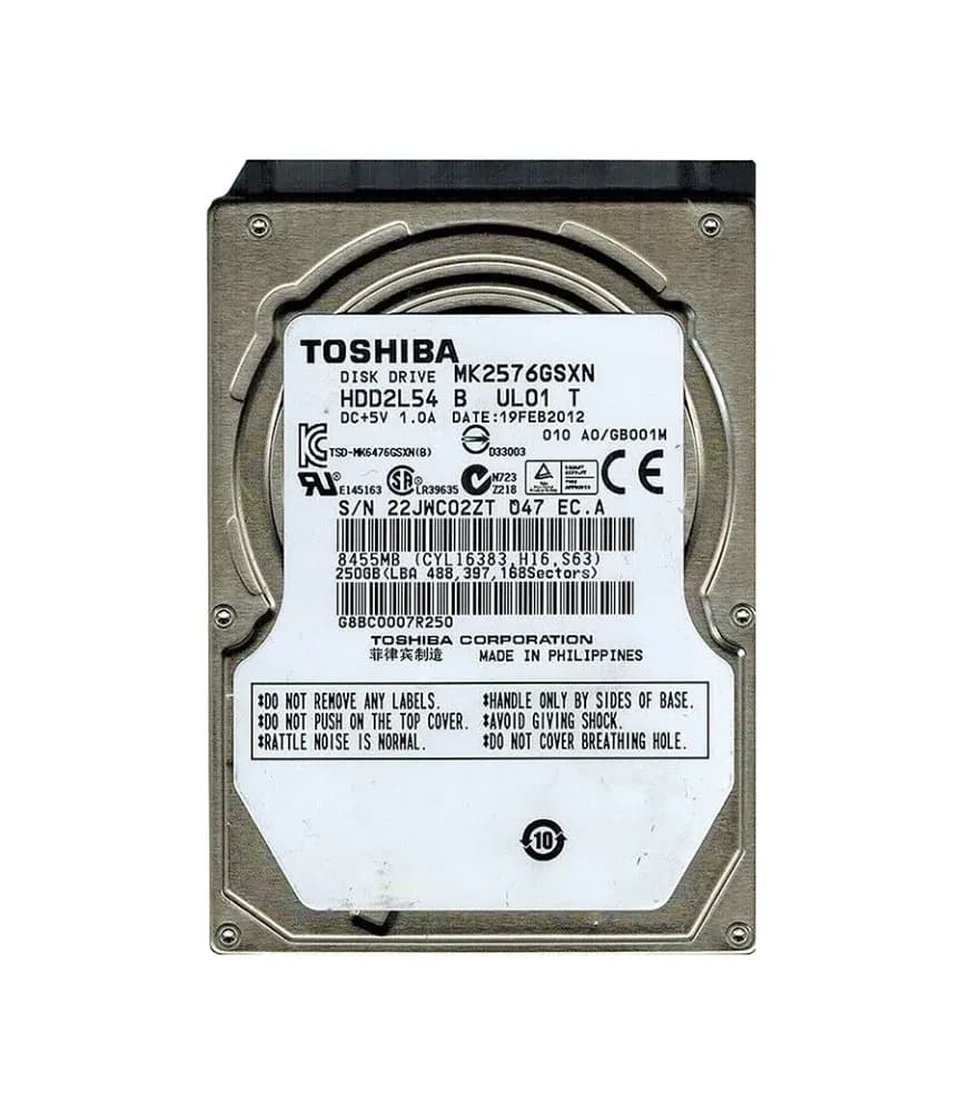 Toshiba MK2576GSXN 250GB 3Gb/s SATA