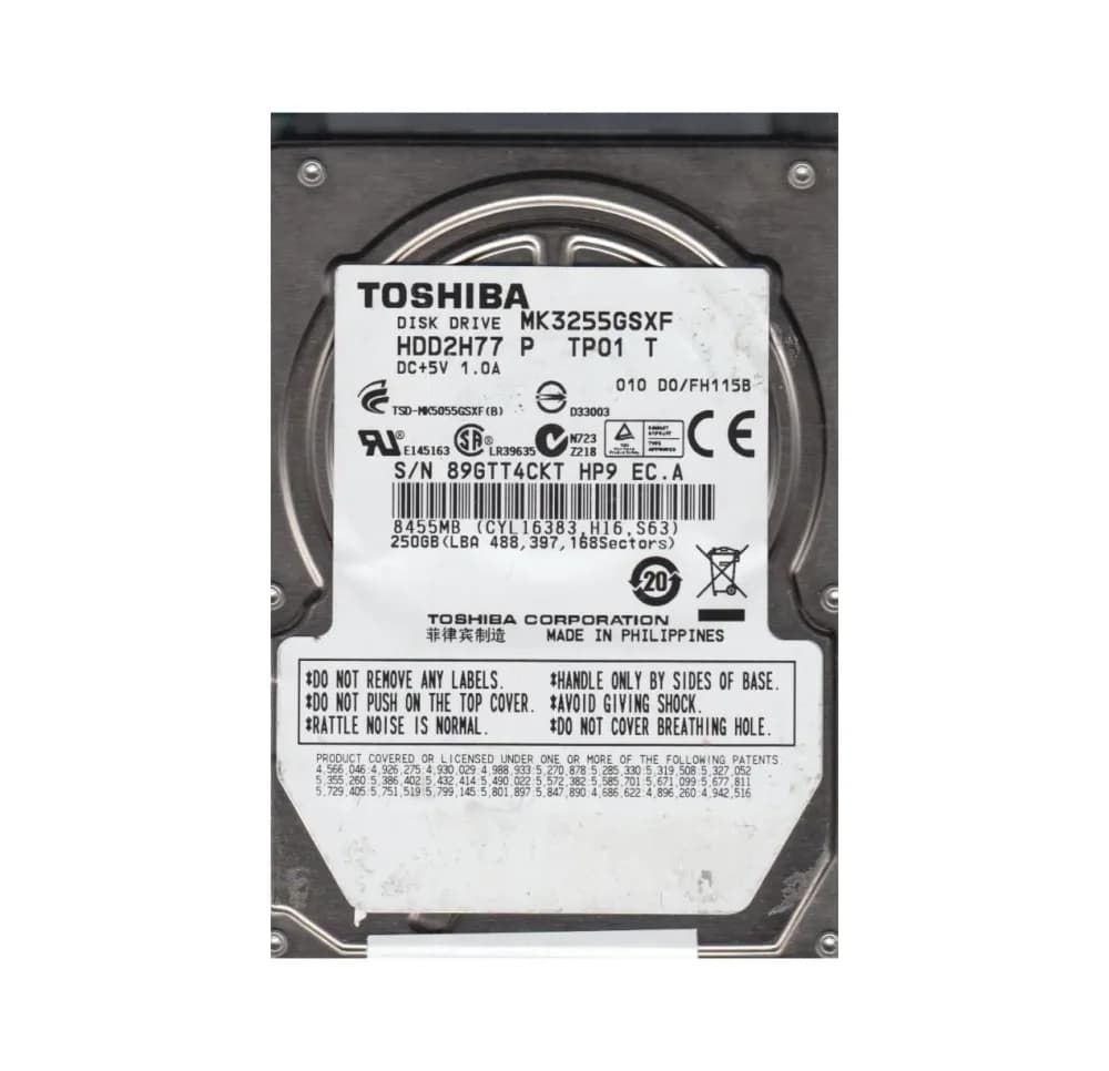 Toshiba MK3255GSXF 320GB 3Gb/s SATA
