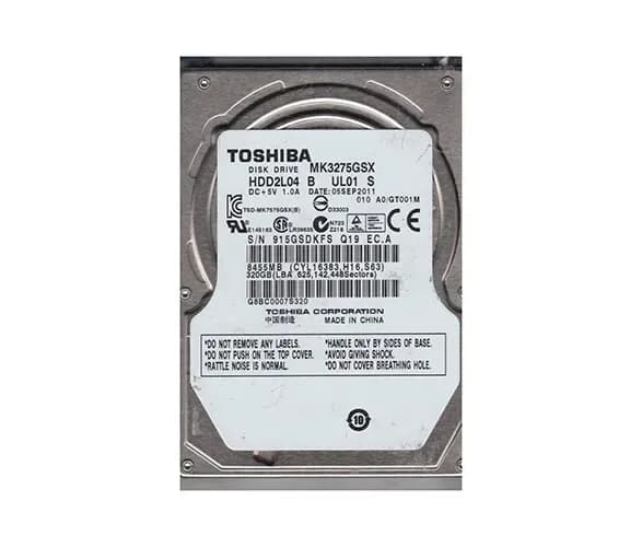 Toshiba MK3275GSX 320GB 1.5Gb/s SATA
