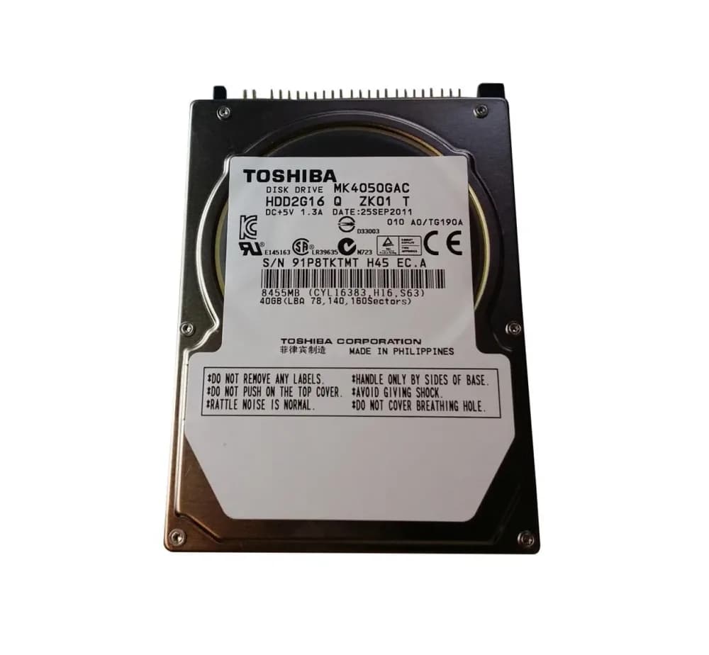Toshiba MK4050GAC 40GB IDE Ultra ATA/100 (ATA-6)