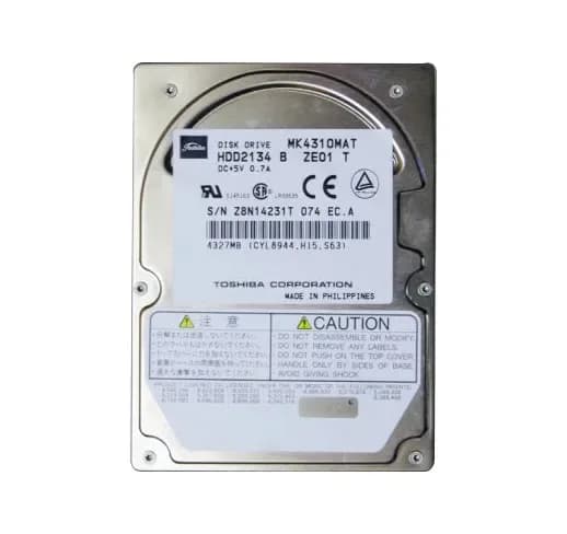 Toshiba MK4310MAT 4.3GB IDE Ultra ATA/33 (ATA-4)