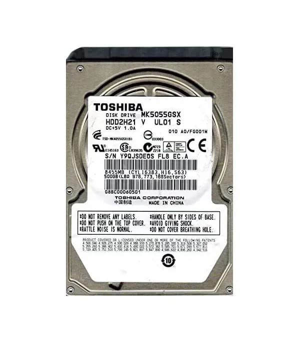Toshiba MK5055GSX 500GB 3Gb/s SATA