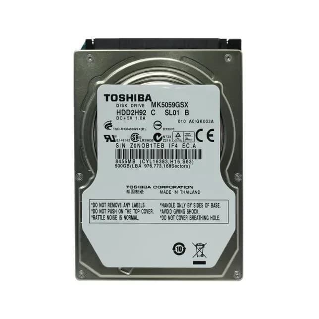 Toshiba MK5059GSX 500GB 3Gb/s SATA