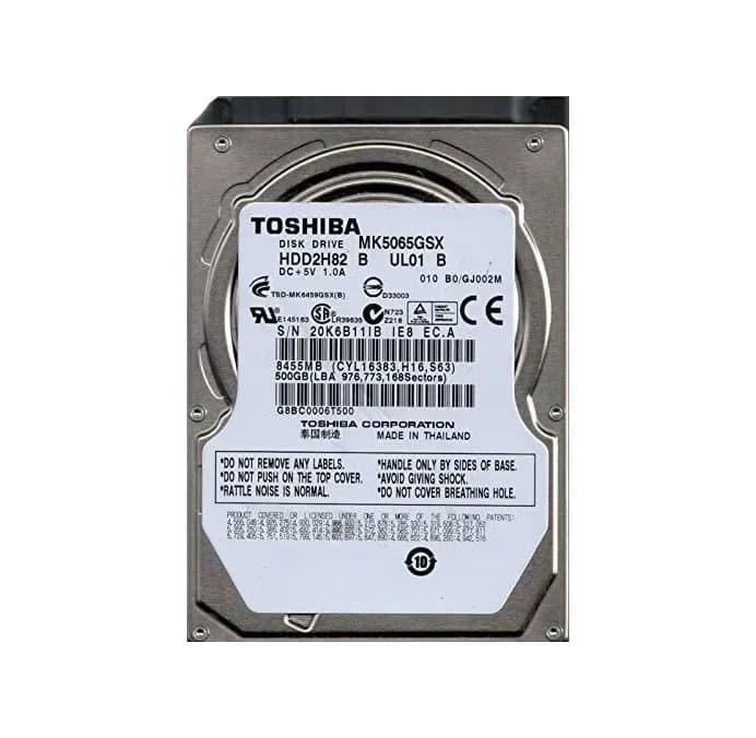Toshiba MK5065GSX 500GB 3Gb/s SATA