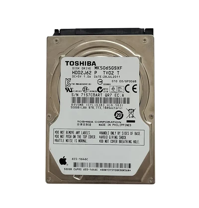 Toshiba MK5065GSXF 500GB 3Gb/s SATA