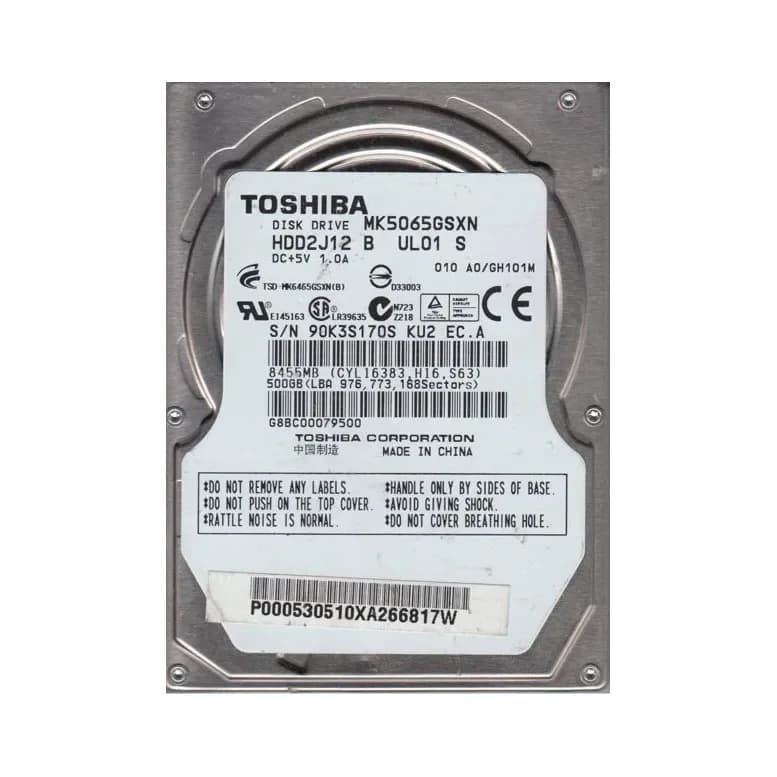 Toshiba MK5065GSXN 500GB 3Gb/s SATA