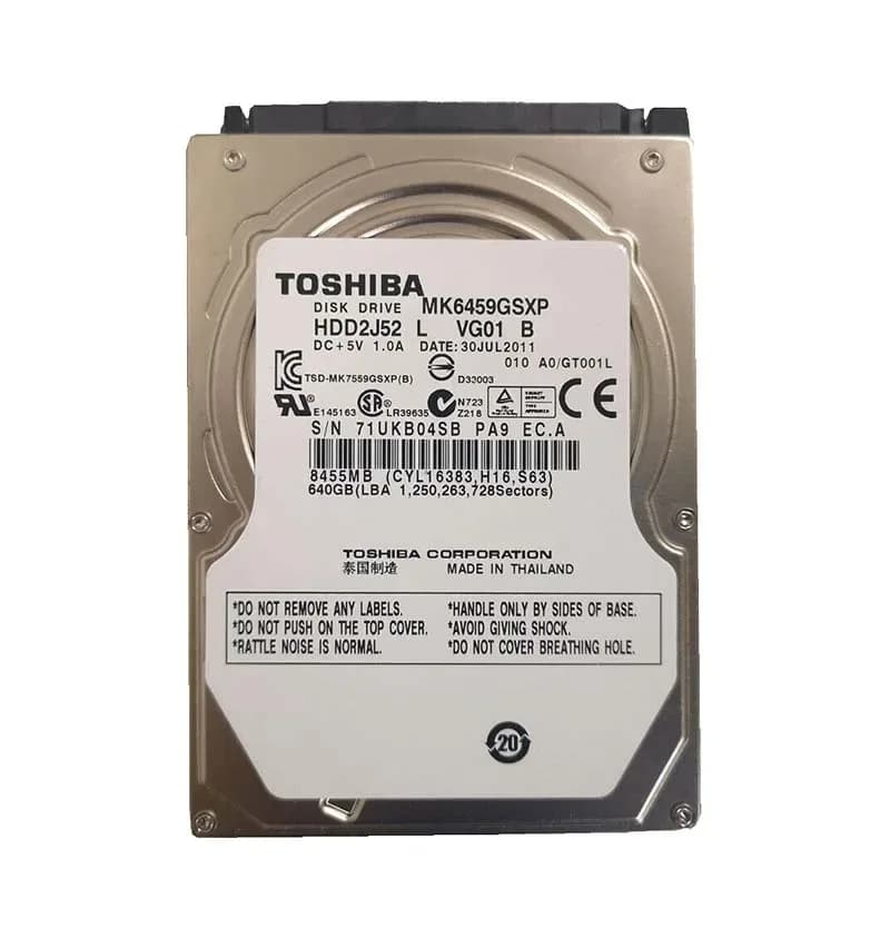 Toshiba MK6459GSXP 640GB 3Gb/s SATA