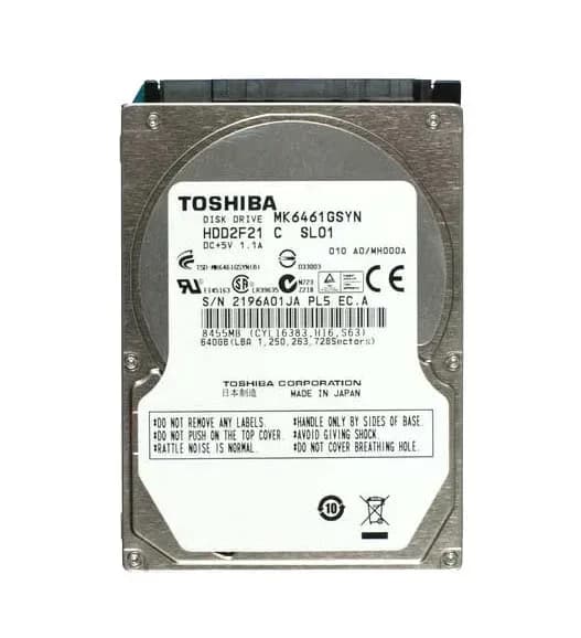 Toshiba MK6461GSYN 640GB 3Gb/s SATA