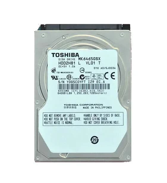 Toshiba MK6465GSX 640GB 3Gb/s SATA