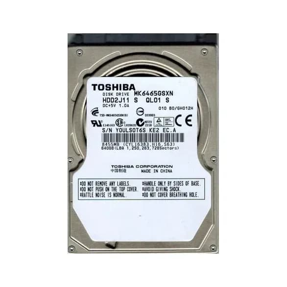 Toshiba MK6465GSXN 640GB 3Gb/s SATA