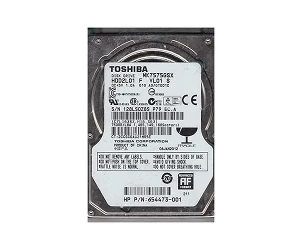Toshiba MK7575GSX 750GB 3Gb/s SATA