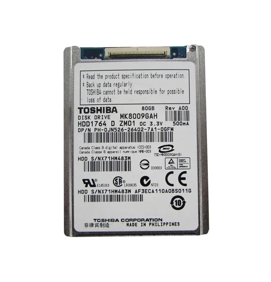 Toshiba MK8009GAH 80GB IDE Ultra ATA/100 (ATA-6)