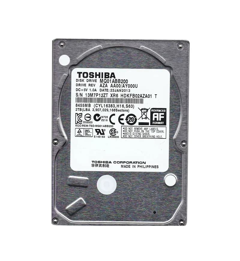 Toshiba MQ01ABB200 2TB 3Gb/s SATA