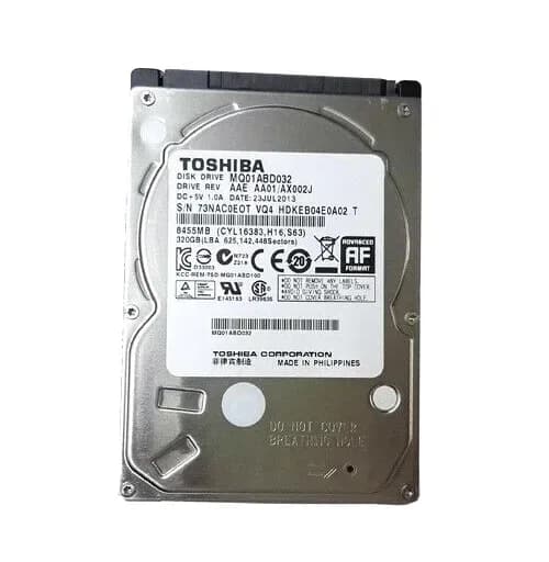 Toshiba MQ01ABD032 320GB 3Gb/s SATA