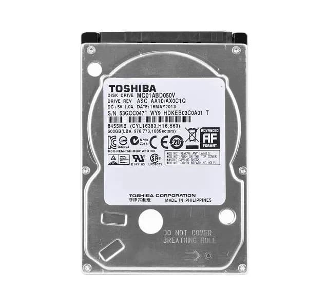 Toshiba MQ01ABD050V 500GB 3Gb/s SATA