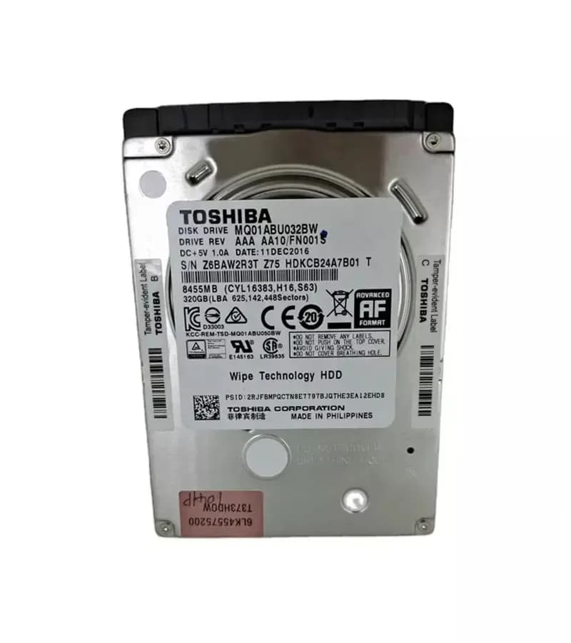 Toshiba MQ01ABU032BW 320GB 6Gb/s SATA