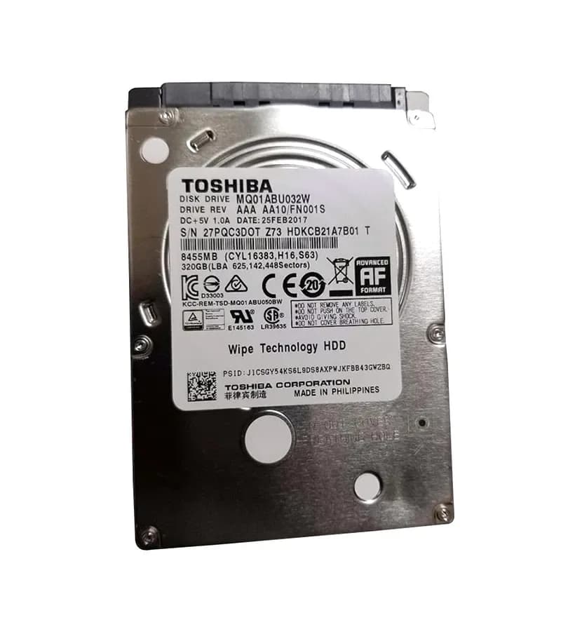 Toshiba MQ01ABU032W 320GB 6Gb/s SATA