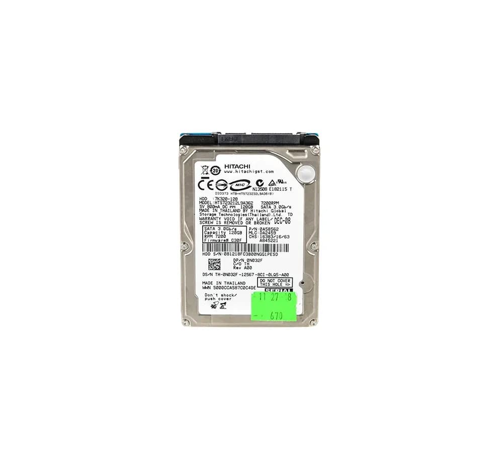 Dell N032F 120GB 3Gb/s SATA