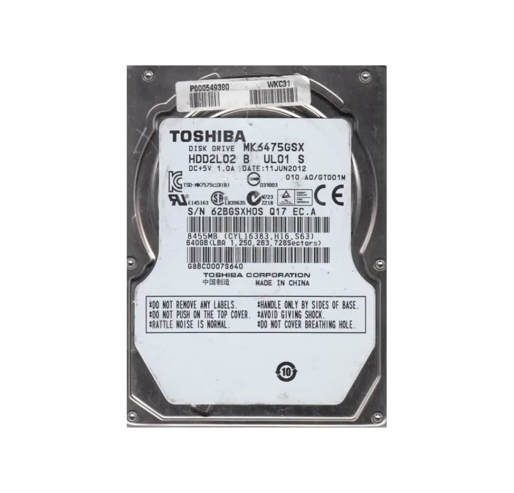 Toshiba P000549390 640GB 3Gb/s SATA